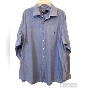 Polo By Ralph Lauren Philip Button Down long Sleeves Shirt Size 17